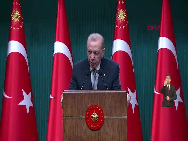 Cumhurbaşkanı Erdoğan, Kabine Toplantısı'nın