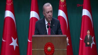 Cumhurbaşkanı Erdoğan, Kabine Toplantısı'nın ardından