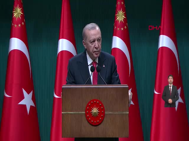 Cumhurbaşkanı Erdoğan, Kabine Toplantısı'nın