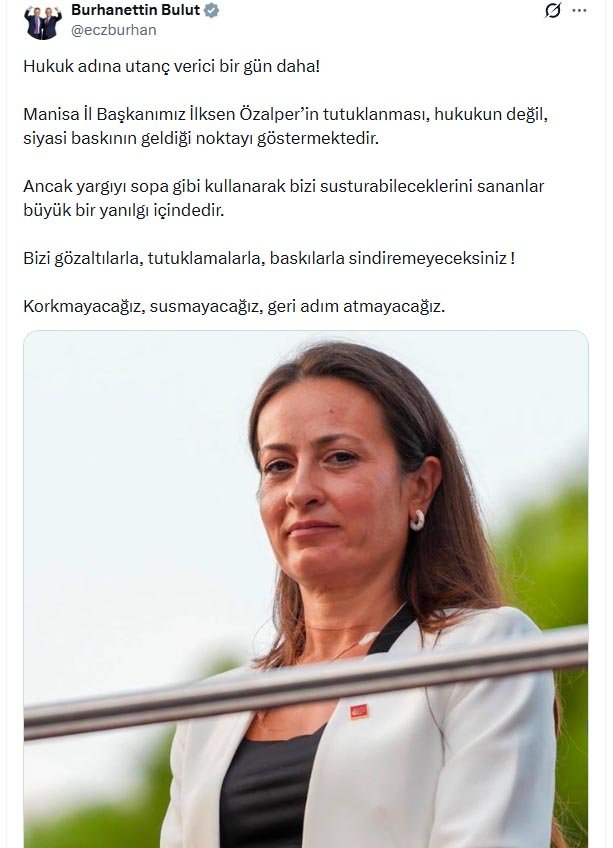 Yeni Parti Manisa İl Başkanı