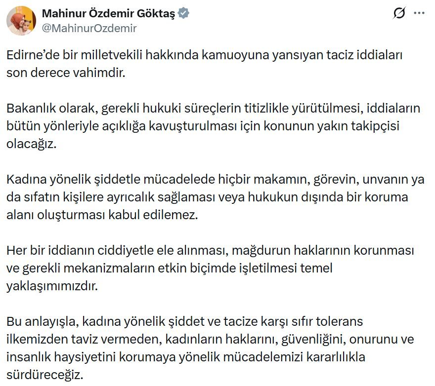 Aile ve Sosyal Hizmetler Bakanı