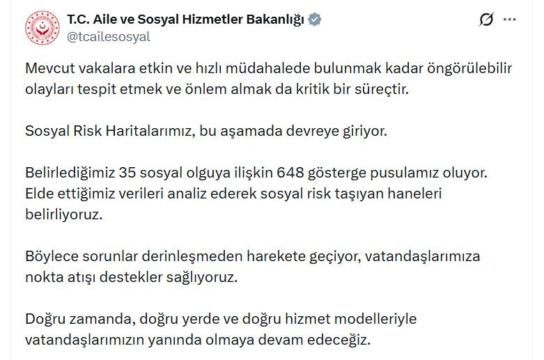 Aile ve Sosyal Hizmetler