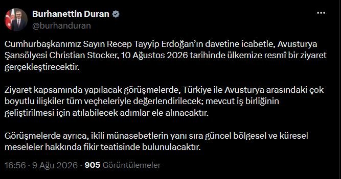 Avusturya Şansölyesi Christian Stocker, Cumhurbaşkanı