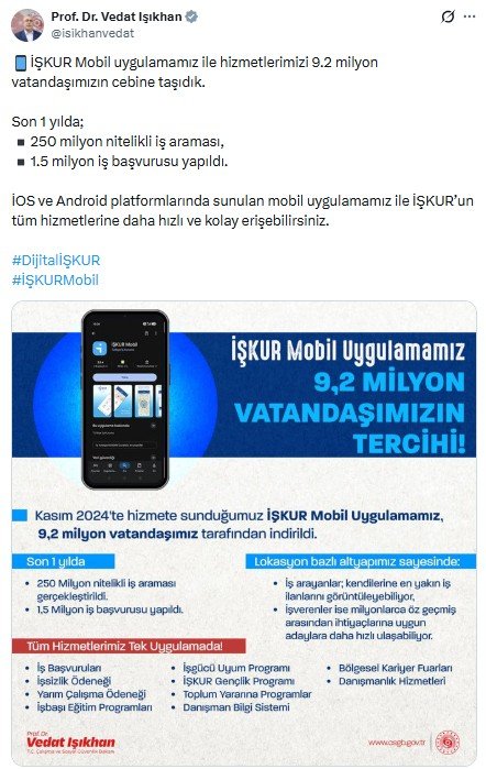 Çalışma ve Sosyal Güvenlik Bakanı