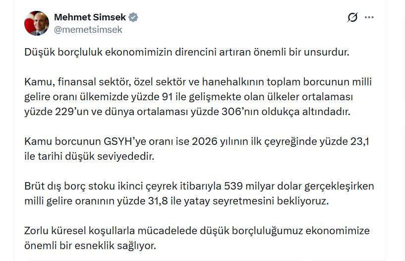 Hazine ve Maliye Bakanı Mehmet