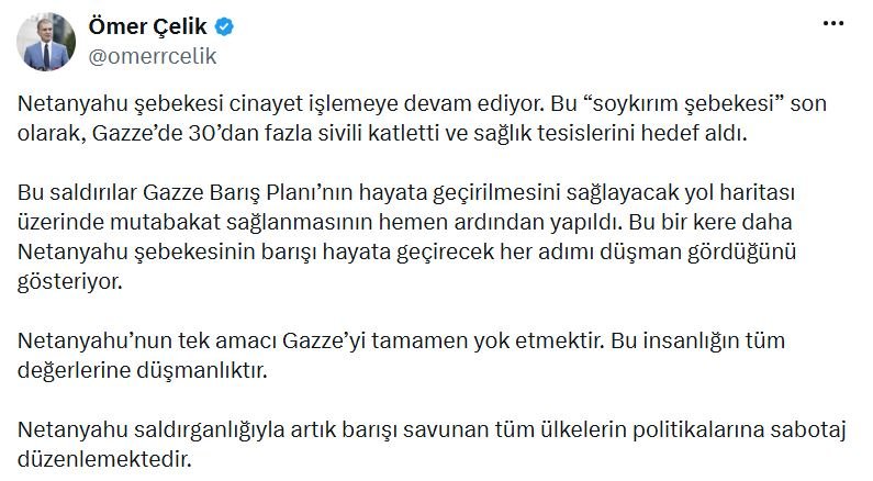 AK Parti Sözcüsü Ömer Çelik,