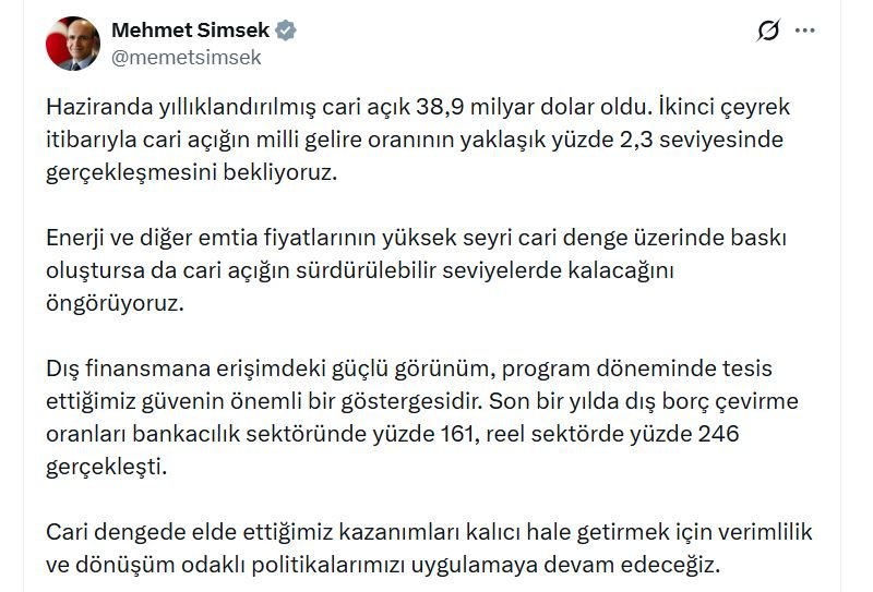 Hazine ve Maliye Bakanı Mehmet