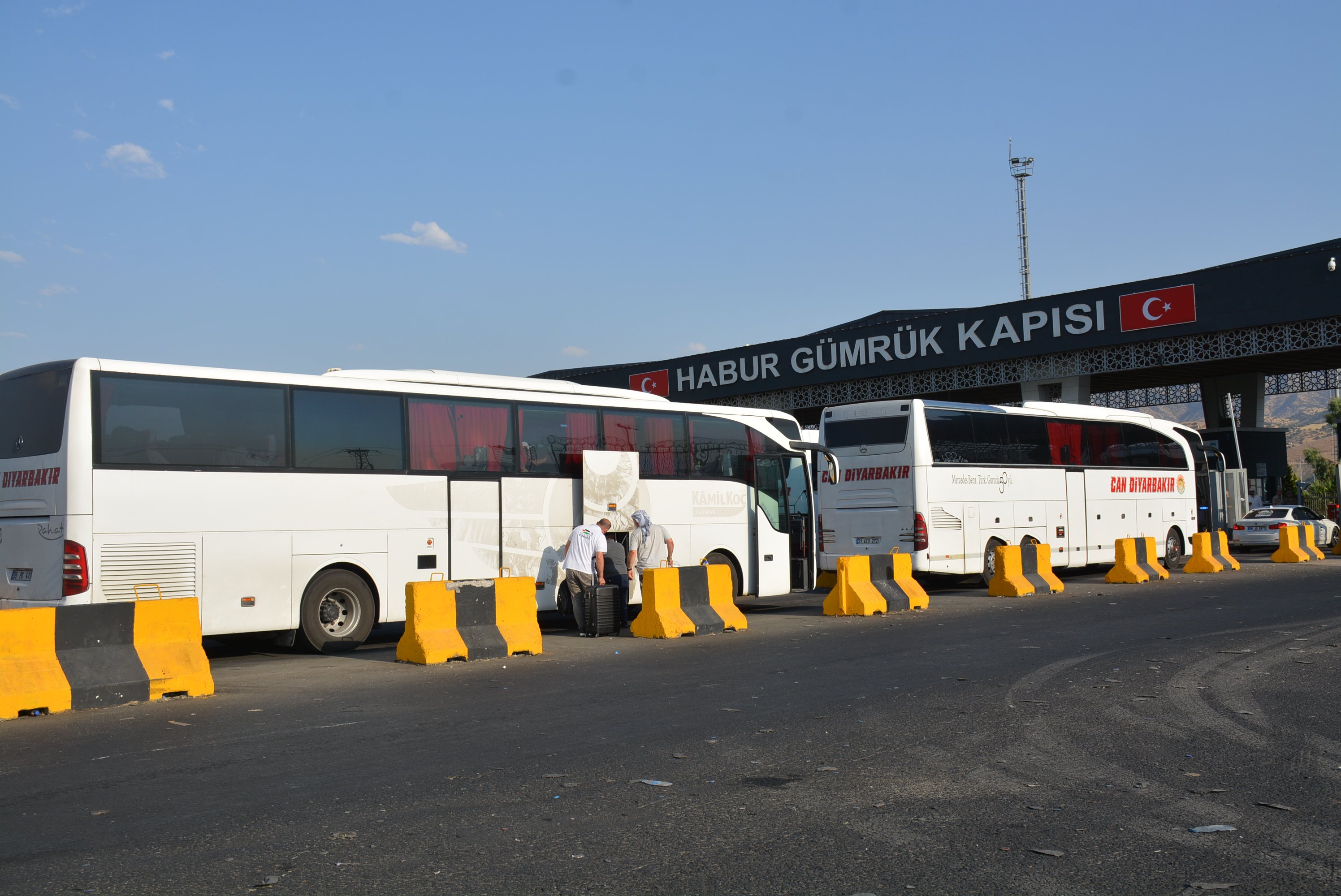 Filistin Konvoyu, Habur Sınır Kapısı'ndan