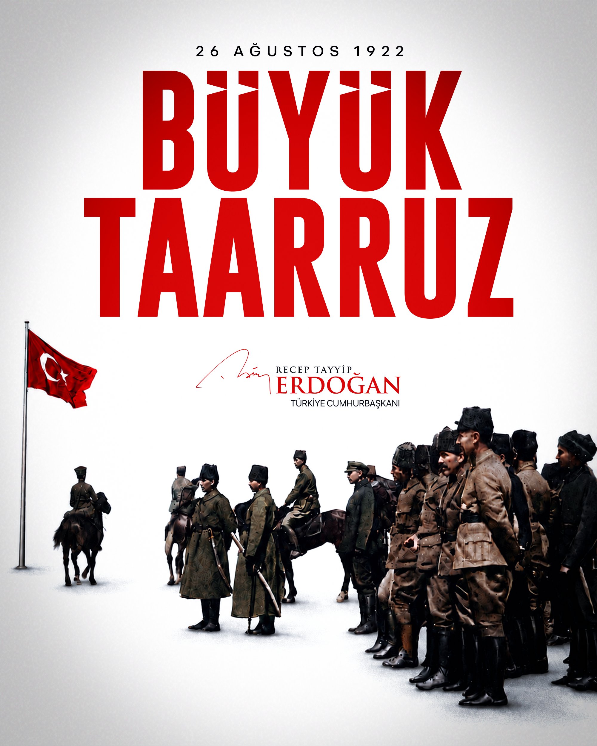Cumhurbaşkanı Erdoğan, Büyük Taarruz'un 104.