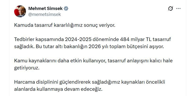 Hazine ve Maliye Bakanı Mehmet