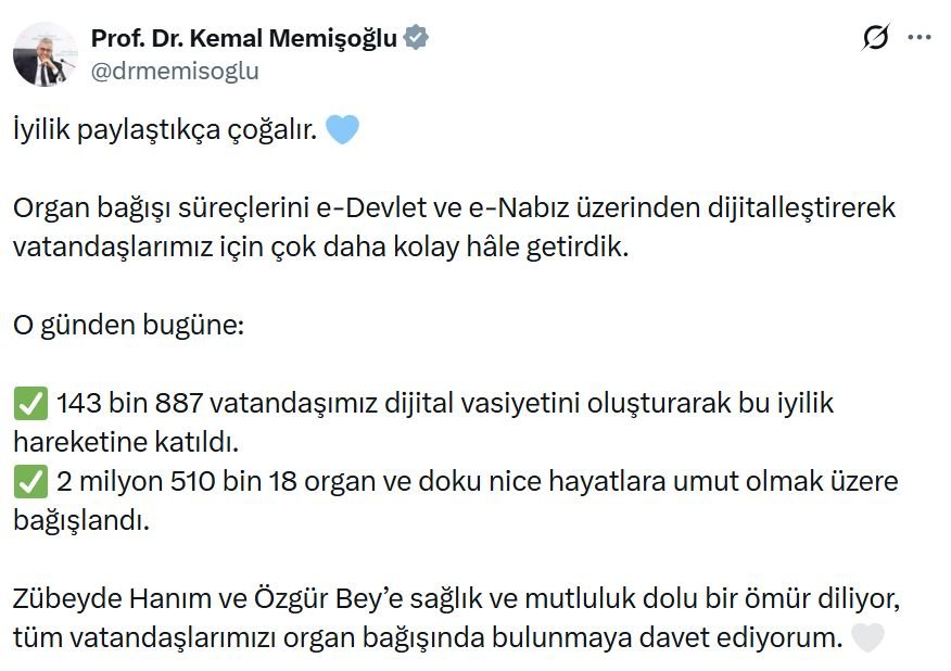 Sağlık Bakanı Kemal Memişoğlu,