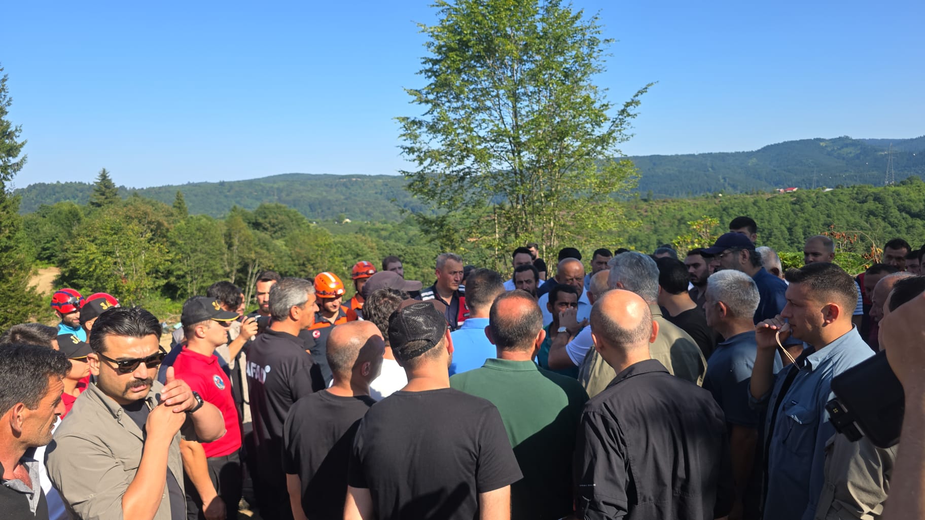 Giresun'un Piraziz ilçesinde hava aracı