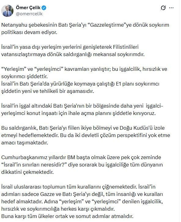 AK Parti Sözcüsü Ömer