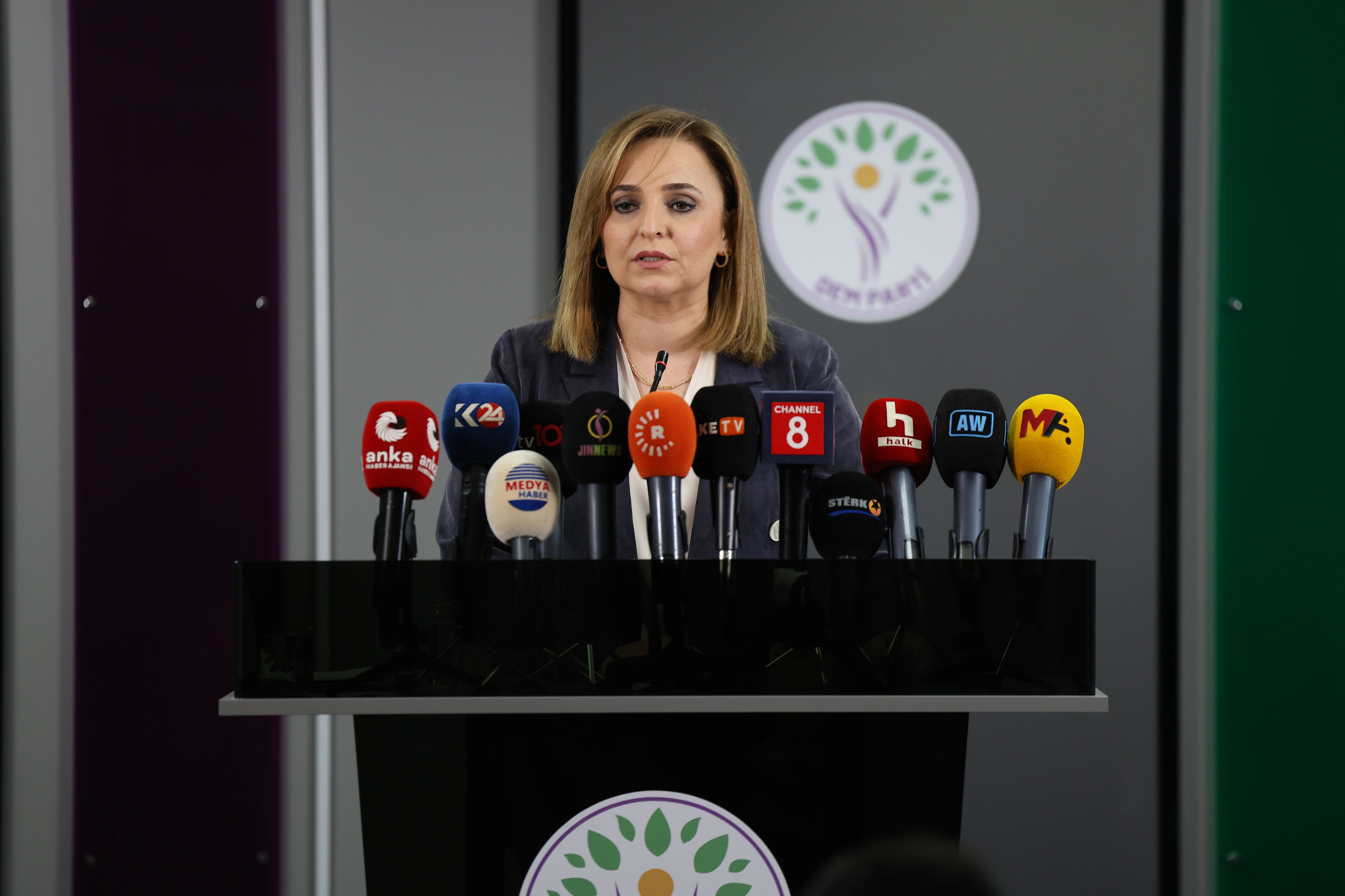 DEM Parti Sözcüsü Ayşegül Doğan,