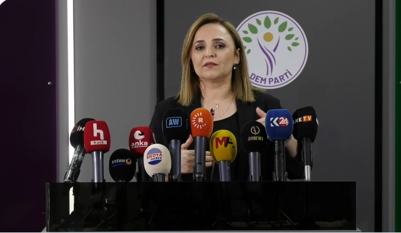 DEM Parti Sözcüsü Ayşegül Doğan,