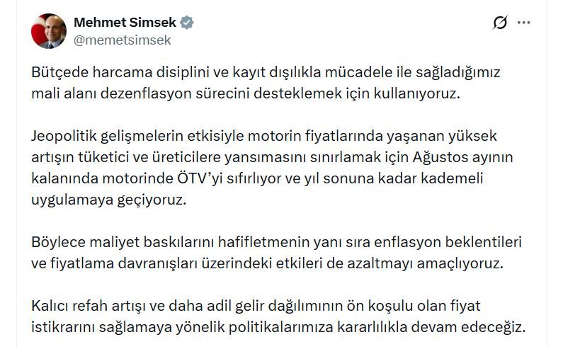 Hazine ve Maliye Bakanı