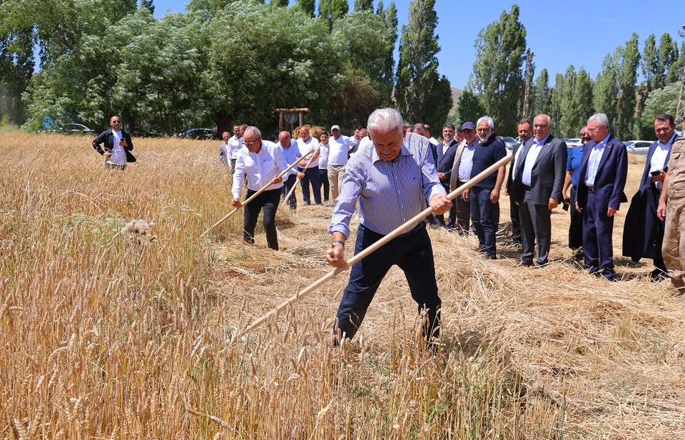Bayburt'ta düzenlenen Harman Şenliği'ne katılan