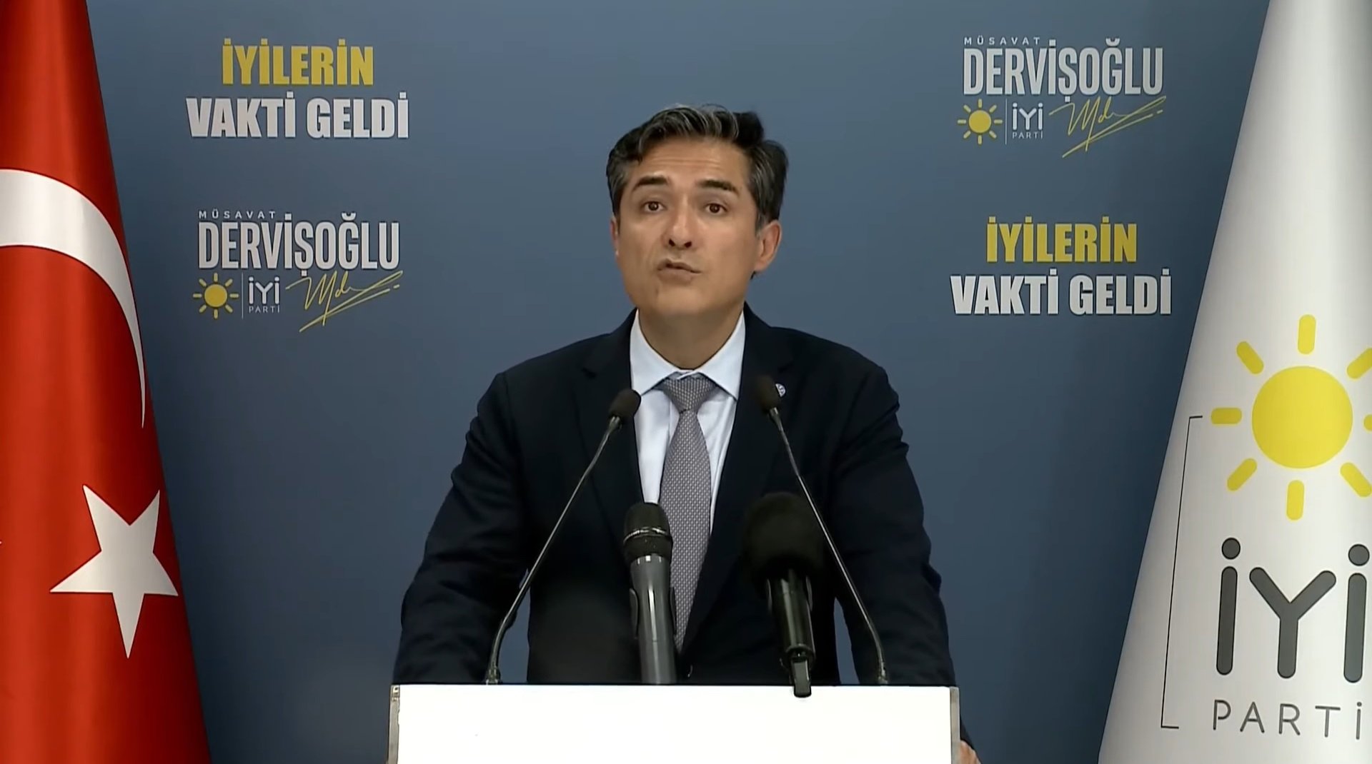 İYİ Parti Sözcüsü Buğra Kavuncu,