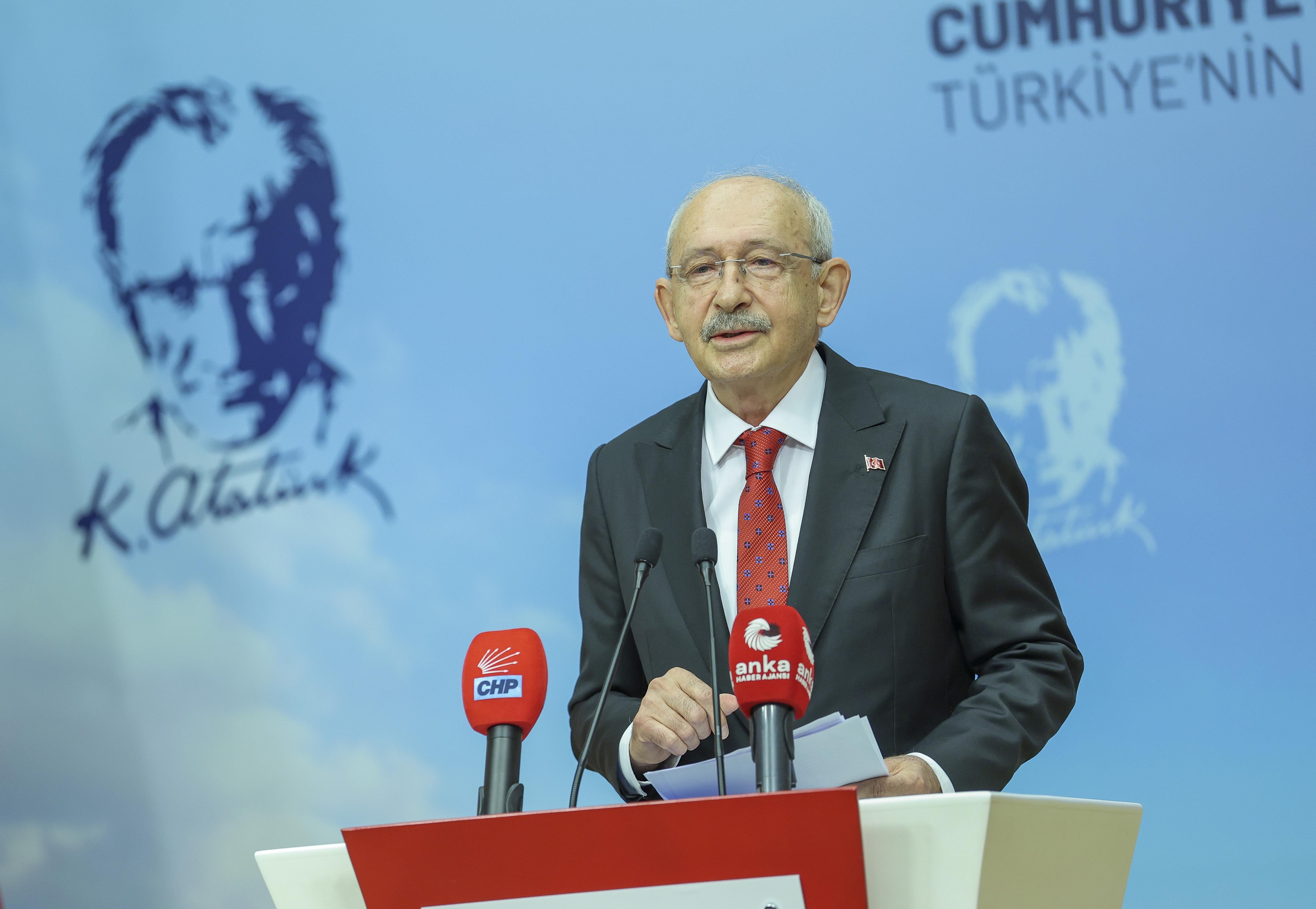 CHP Genel Başkanı Kemal Kılıçdaroğlu,