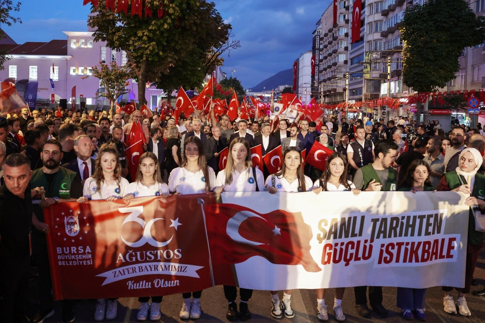 Bursa'da 30 Ağustos Zafer Bayramı,