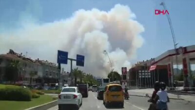 Muğla'da 2021 yılındaki büyük orman