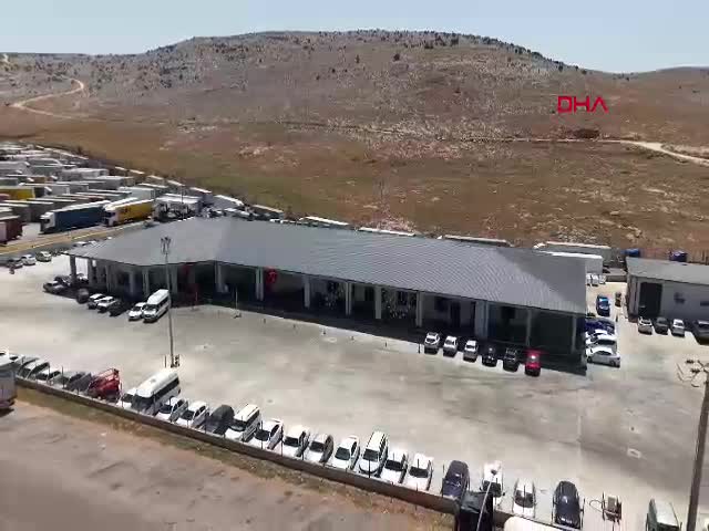 Hatay'da Cilvegözü Gümrük Kapısı'nda