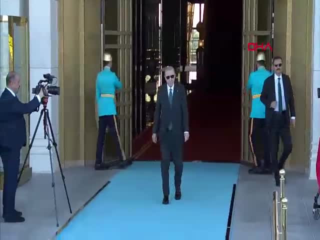 Cumhurbaşkanı Erdoğan, Ankara'da Filistin