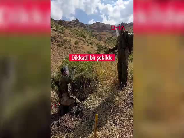 Hakkari'nin Çukurca ilçesinde mayın