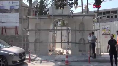 İskenderun'da depremde hasar gören Aziz