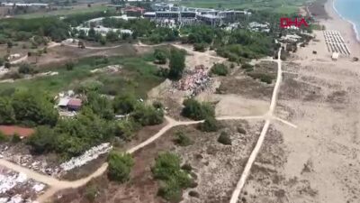 Antalya Manavgat'ta caretta caretta yuvalama