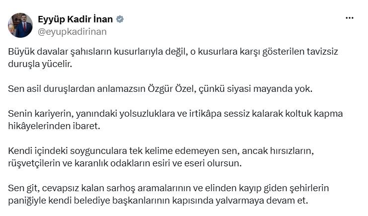 AK Parti Genel Sekreteri Eyyüp