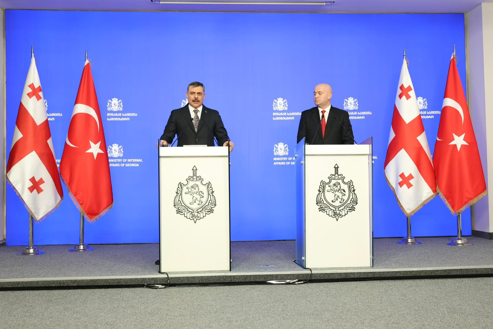 İçişleri Bakanı Mustafa Çiftçi, Tiflis'te