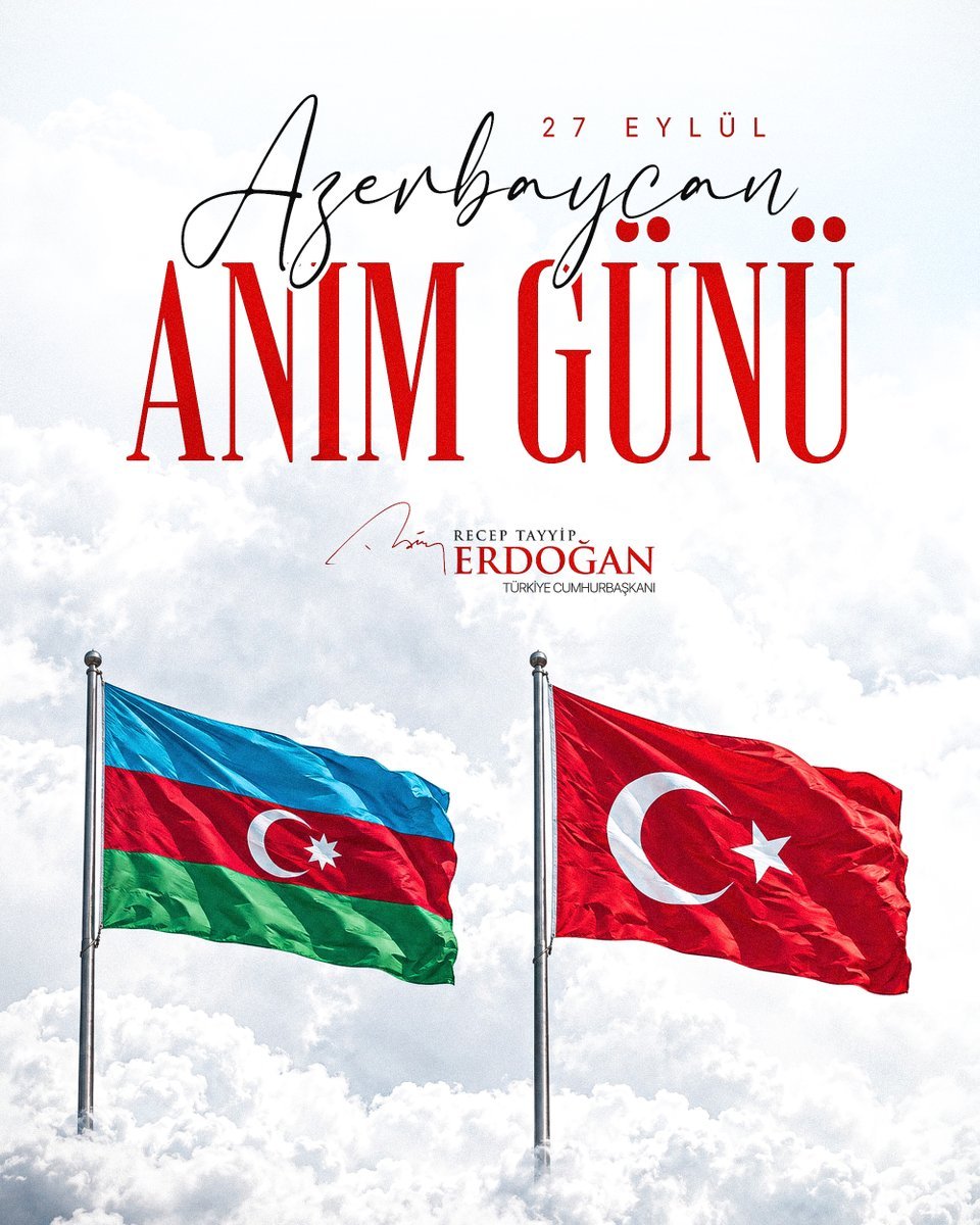 Cumhurbaşkanı Erdoğan, 27 Eylül Azerbaycan