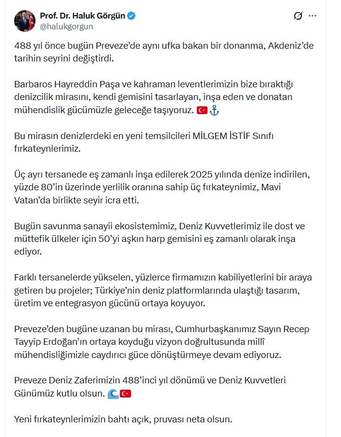 Savunma Sanayii Başkanı Haluk Görgün,
