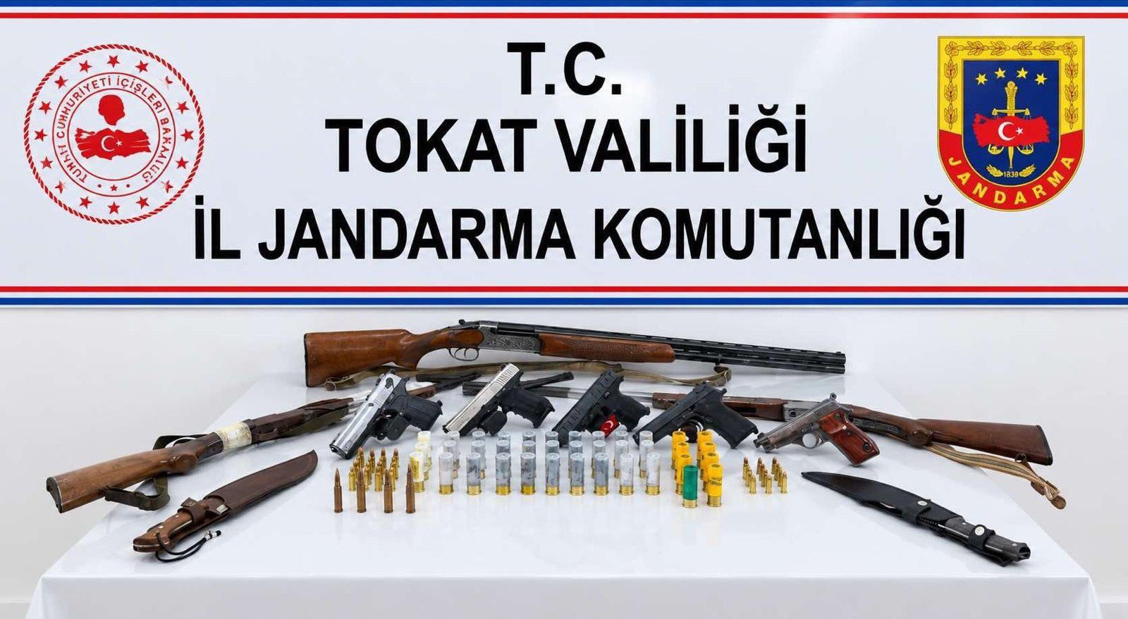 Tokat'ta yasa dışı silah ticaretine