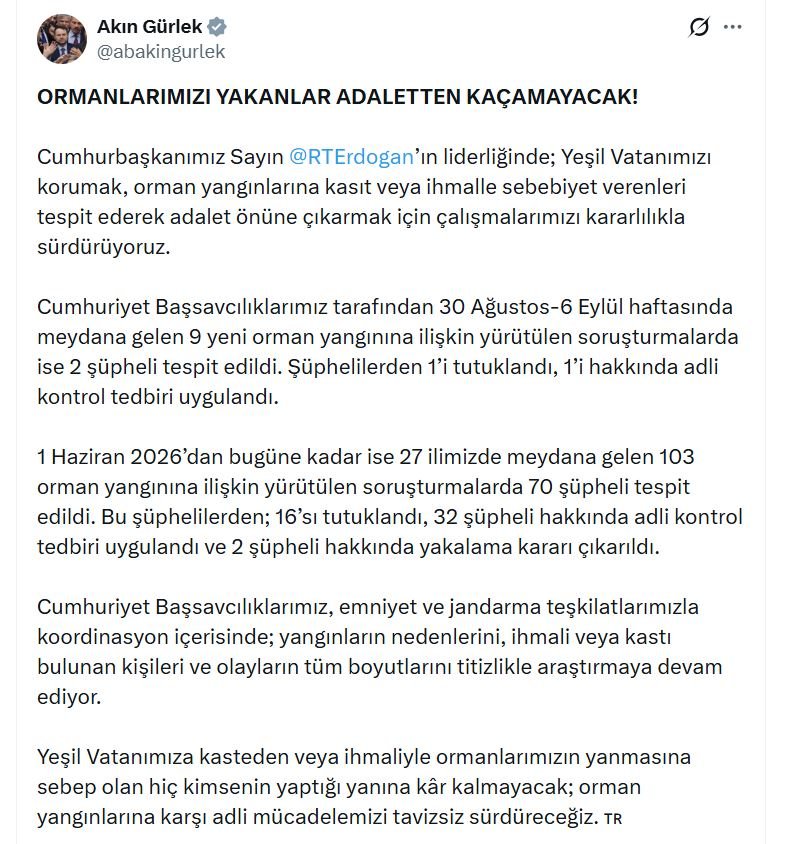 Adalet Bakanı Akın Gürlek, 1
