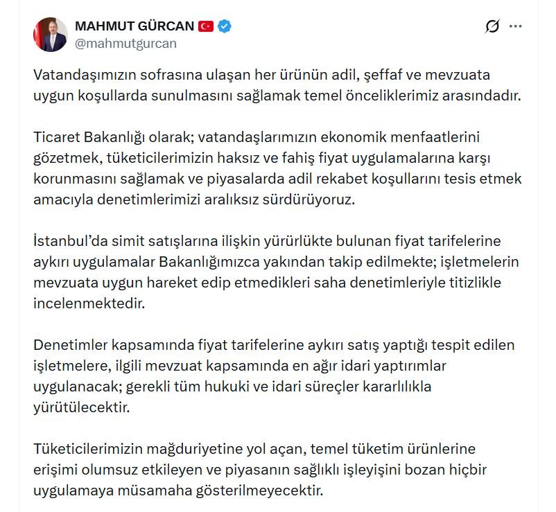 Ticaret Bakan Yardımcısı Mahmut Gürcan,