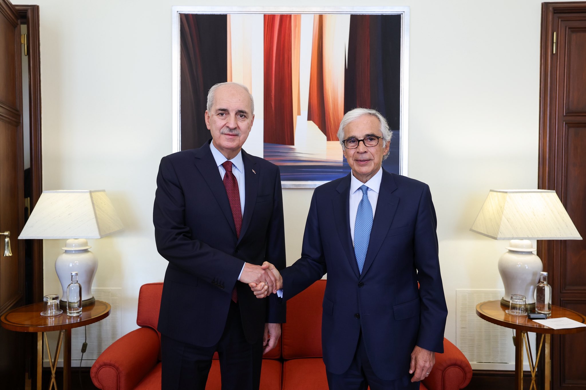 TBMM Başkanı Numan Kurtulmuş, Portekiz'in