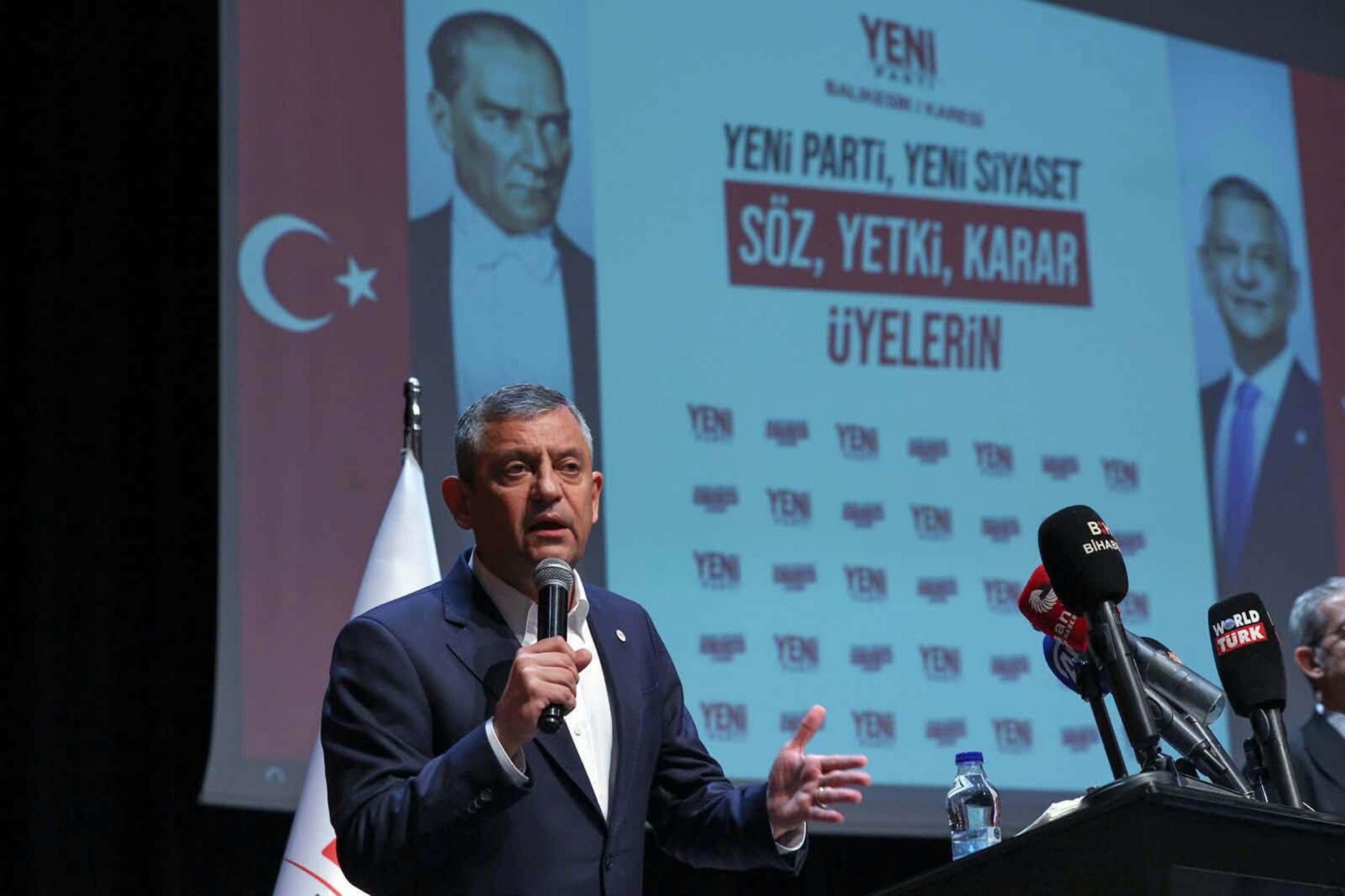 Yeni Parti Genel Başkanı Özgür