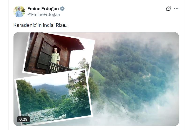 Emine Erdoğan, Rize'deki program ve