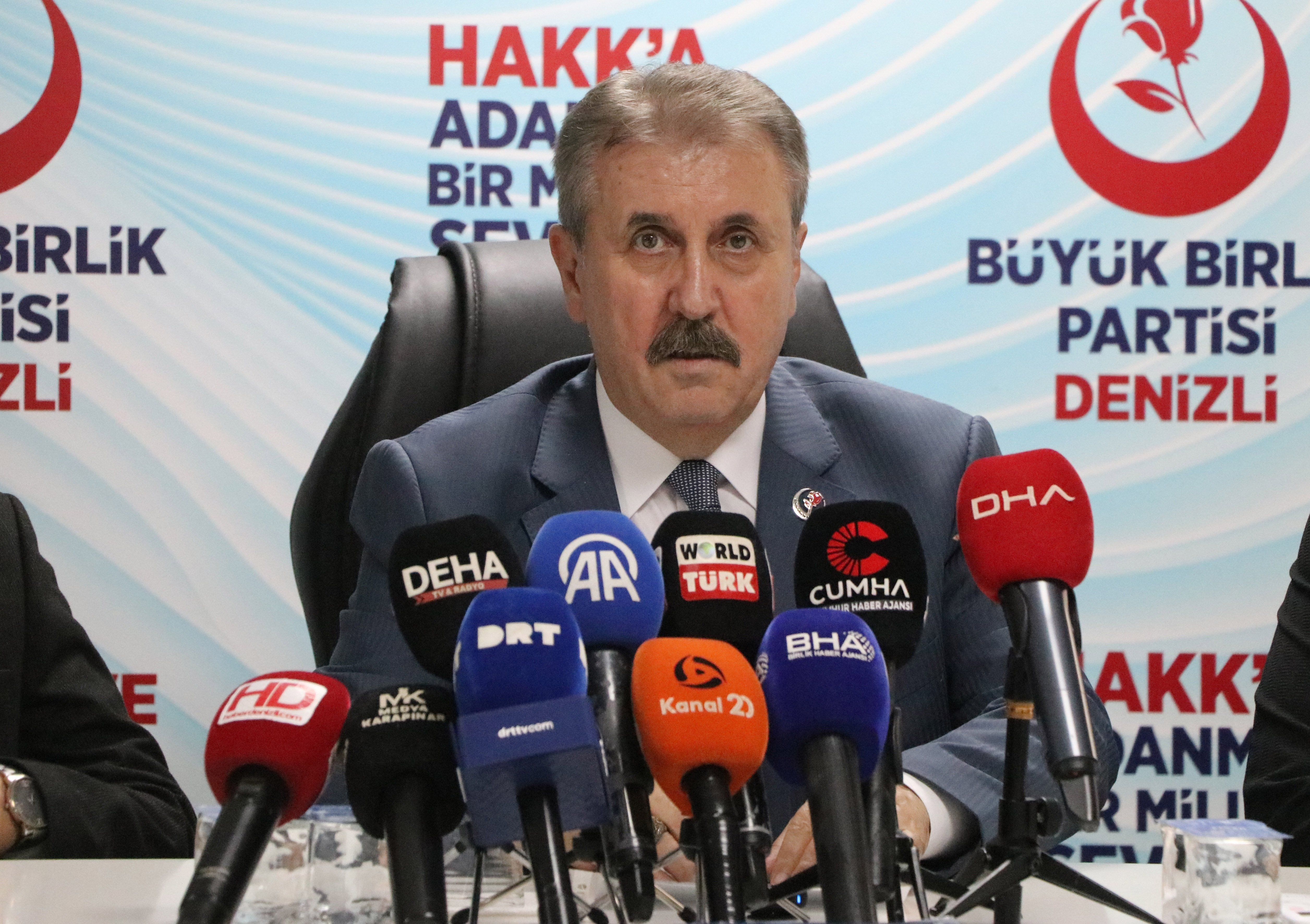 BBP Genel Başkanı Mustafa Destici,