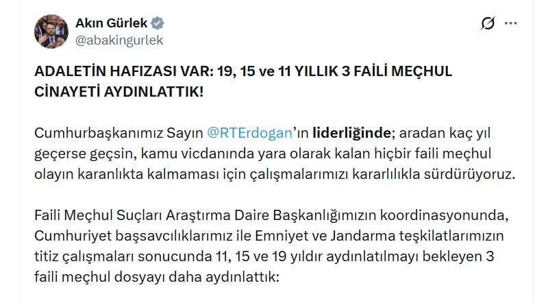 Adalet Bakanı Akın Gürlek, Aksaray,