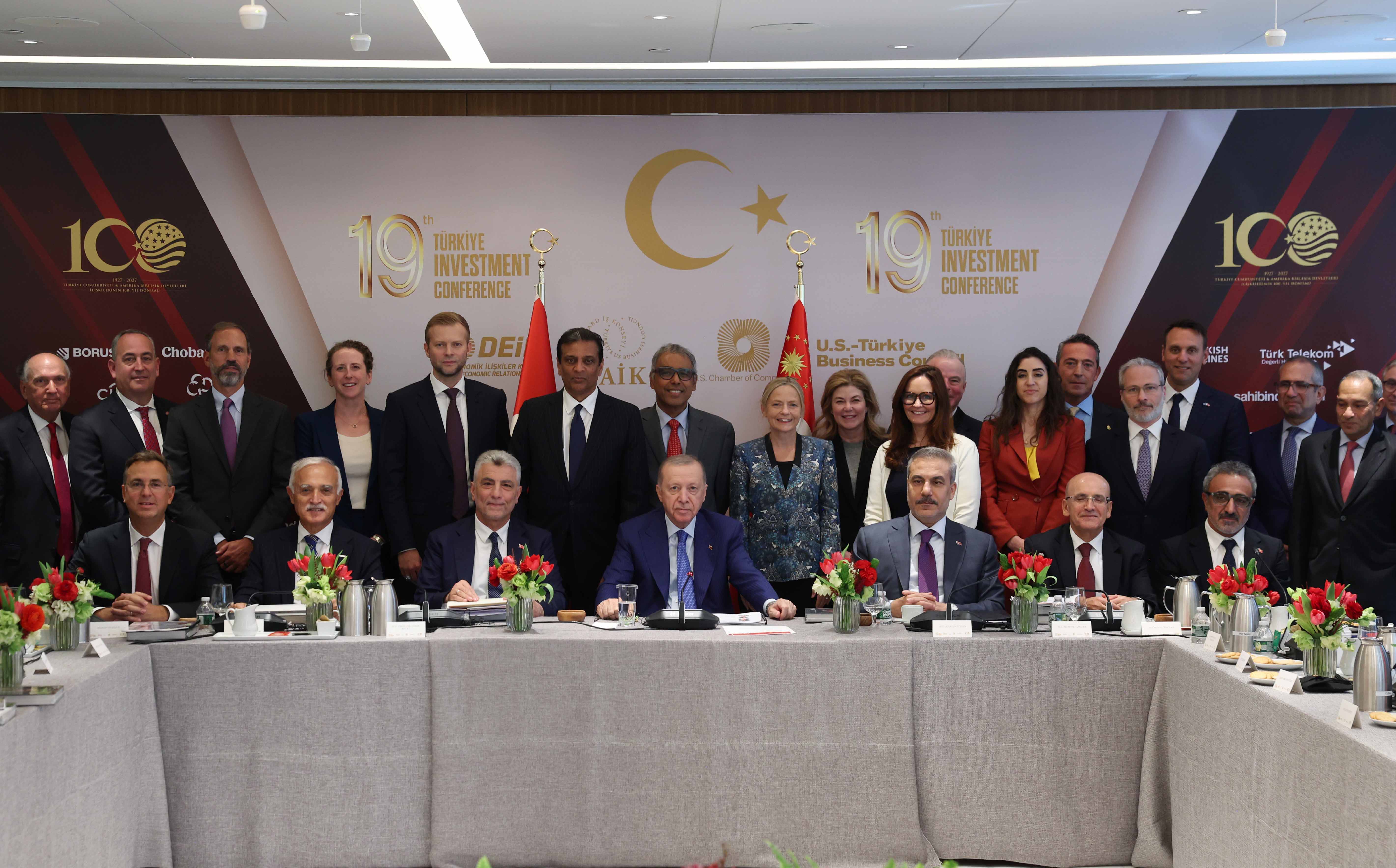 Cumhurbaşkanı Erdoğan, ABD'de Türk-Amerikan iş