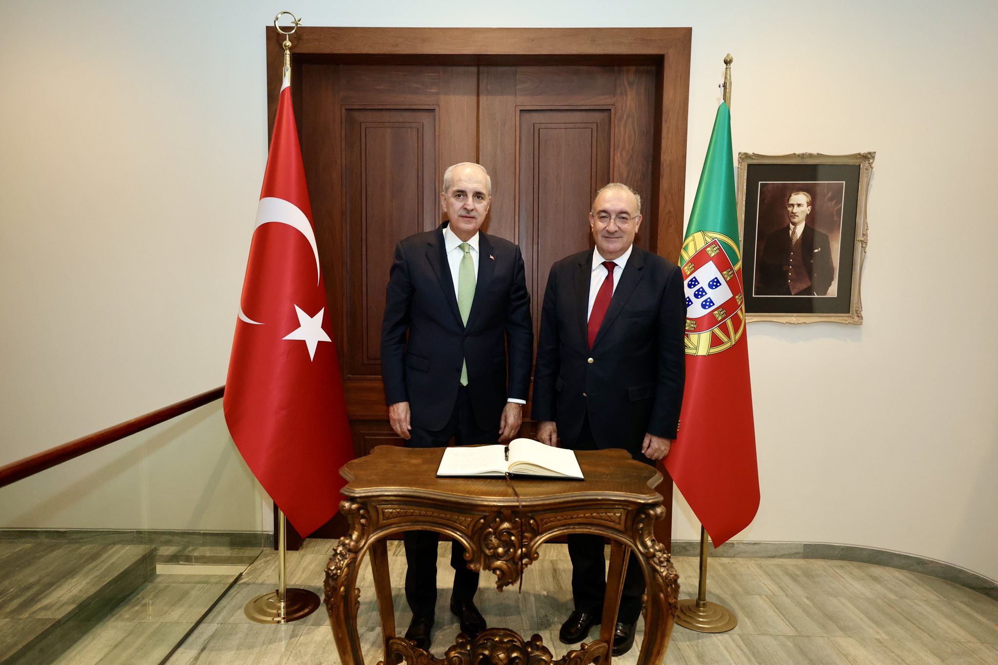 TBMM Başkanı Numan Kurtulmuş, Portekiz'deki