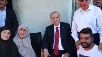Cumhurbaşkanı Erdoğan, Rize'de hemşehrileriyle buluştu.