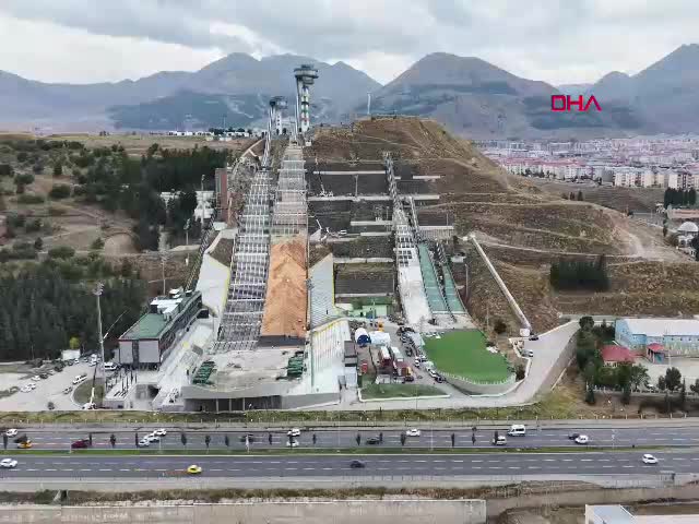 Erzurum'daki kayakla atlama kulelerinin