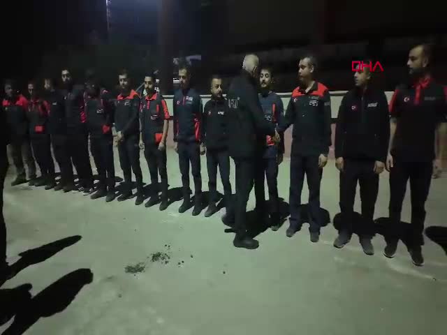AFAD, gece arama-kurtarma çalışmaları