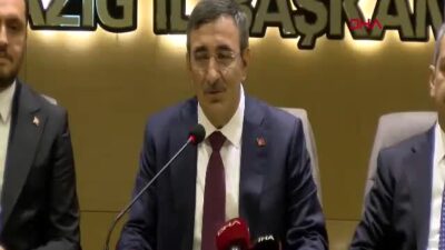 Cumhurbaşkanı Yardımcısı Cevdet Yılmaz, Elazığ'da